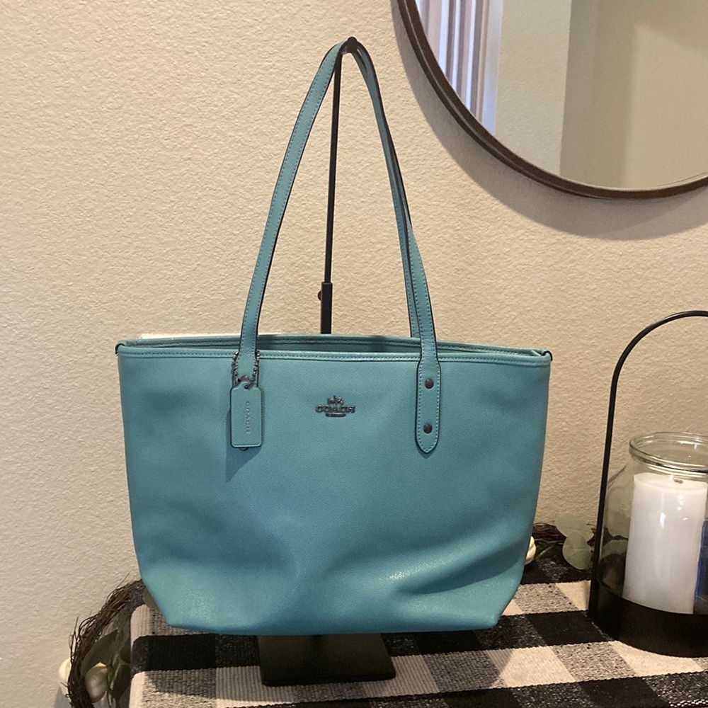 Coach Large Zip Top Tote
